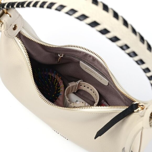 HANDBAG Hobo bag LUGGAGE BAGS & CASES,GENUINE LEATHER SHOULDER HANDBAG,LEISURE B - Picture 4 of 9